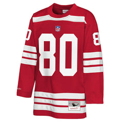 Mitchell & Ness Jerry Rice San Francisco 49ers Youth Hockey Fashion Jersey Scarlet