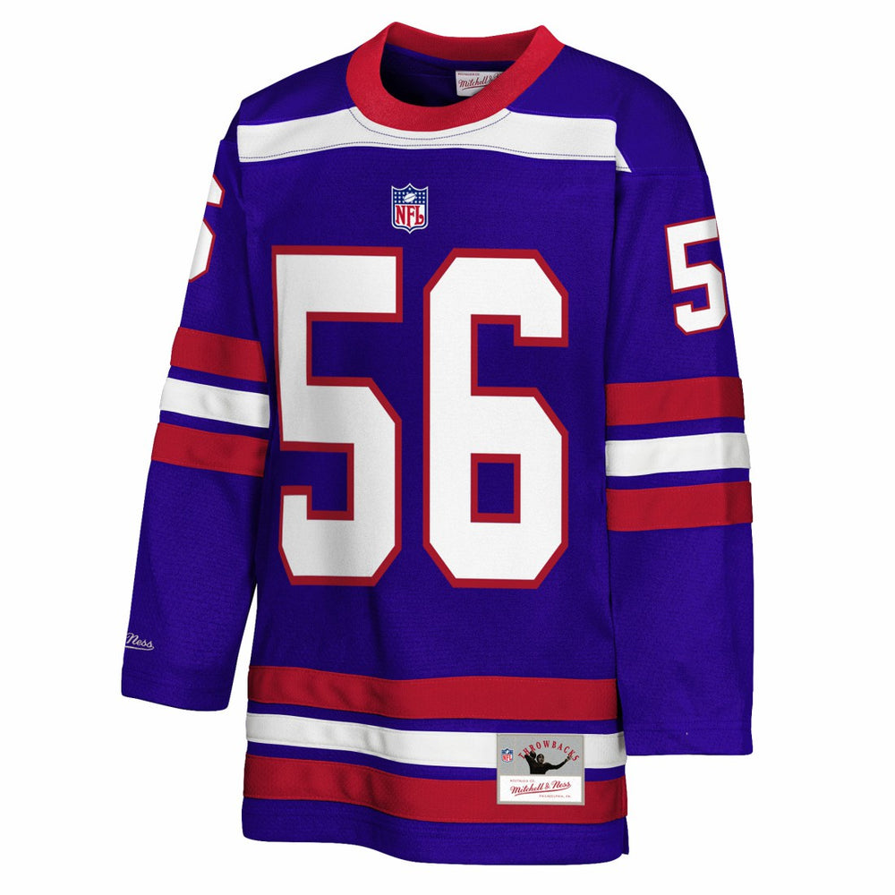 Mitchell & Ness Lawrence Taylor New York Giants Youth Hockey Fashion Jersey Royal
