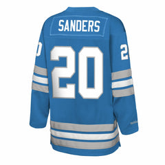Mitchell & Ness Barry Sanders Detroit Lions Youth Hockey Fashion Jersey Blue