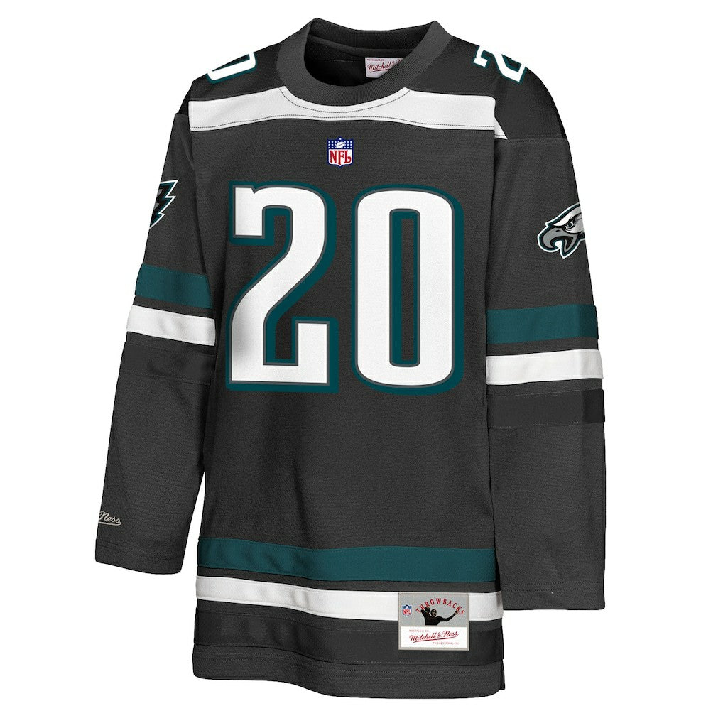 Mitchell & Ness Brian Dawkins Philadelphia Eagles Youth Hockey Fashion Jersey Black