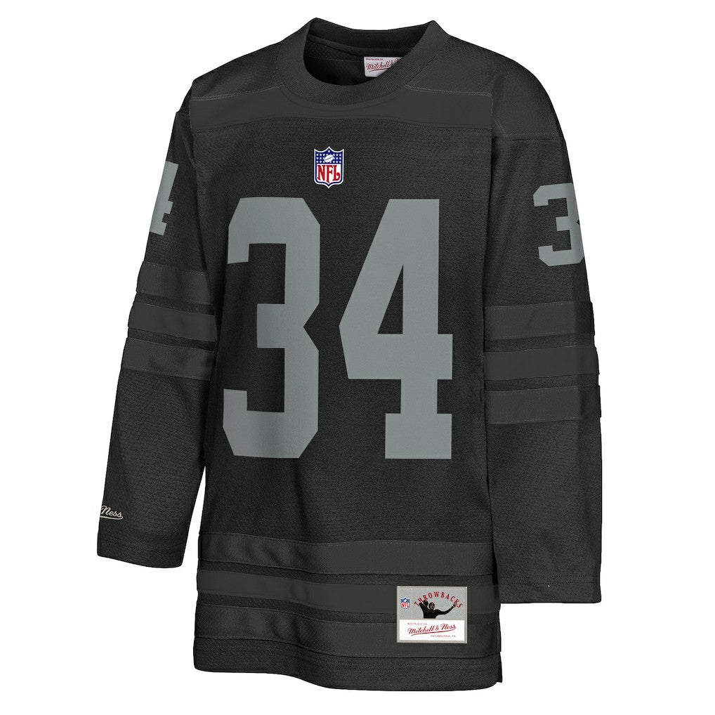 Mitchell & Ness Bo Jackson Las Vegas Raiders Youth Hockey Fashion Jersey Black