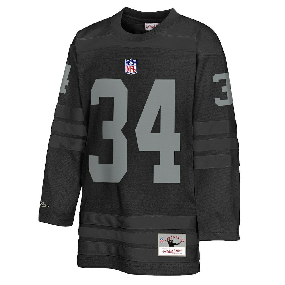 Mitchell & Ness Bo Jackson Las Vegas Raiders Youth Hockey Fashion Jersey Black