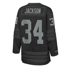 Mitchell & Ness Bo Jackson Las Vegas Raiders Youth Hockey Fashion Jersey Black