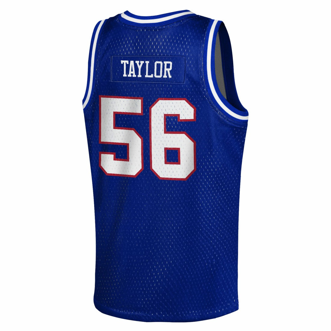 Mitchell & Ness Lawrence Taylor New York Giants Youth Retired Player NFL Basketball Fashion Jersey Royal