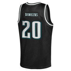 Mitchell & Ness Brian Dawkins Philadelphia Eagles Youth Retired Player NFL Basketball Fashion Jersey Black