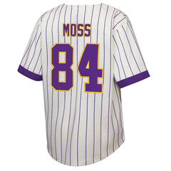 Mitchell & Ness Randy Moss Minnesota Vikings Youth Retired Player Name & Number Baseball Jersey Cream