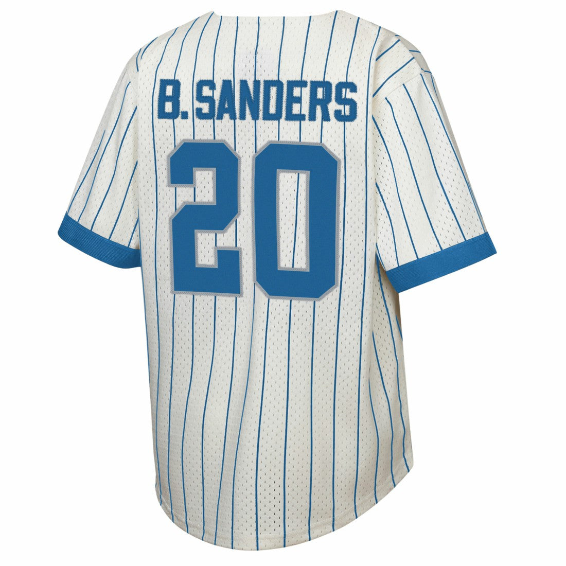Mitchell & Ness Barry Sanders Detroit Lions Youth Retired Player Name & Number Baseball Jersey Cream