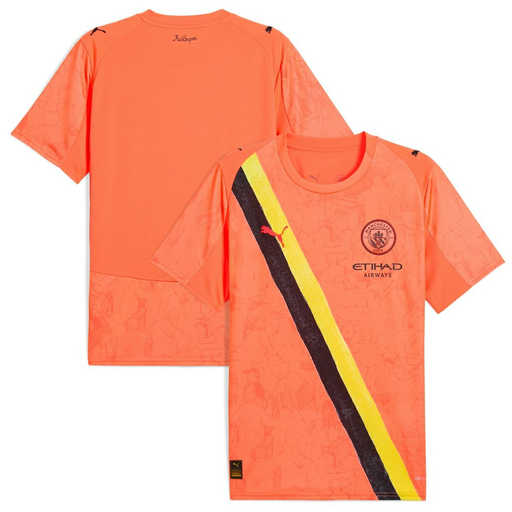 Manchester City x KidSuper 2025 FIFA Club World Cup Replica Jersey Orange - Puma for sale