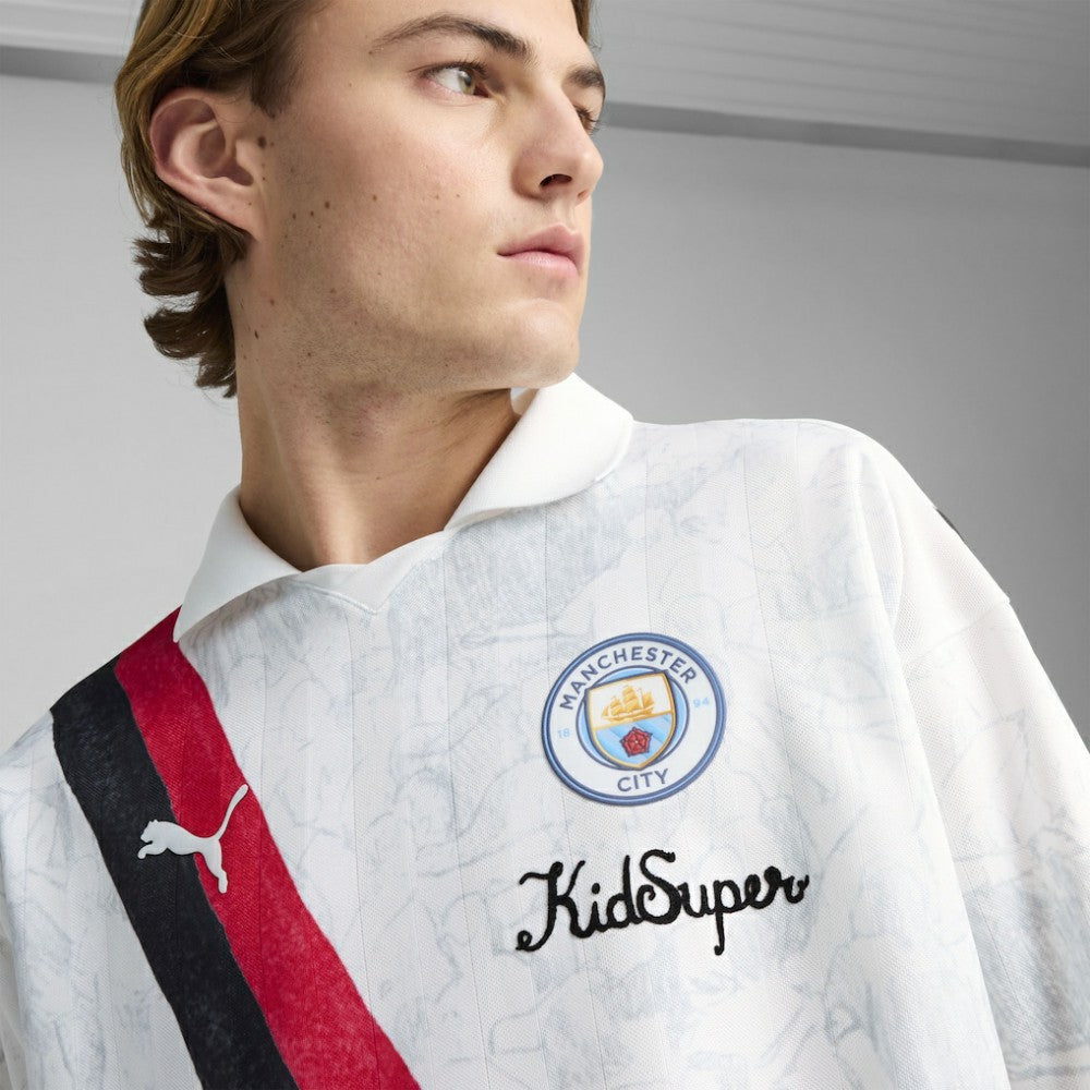 Manchester City x KidSuper 2025 FIFA Club World Cup Retro Long Sleeve T-Shirt White - Puma for sale
