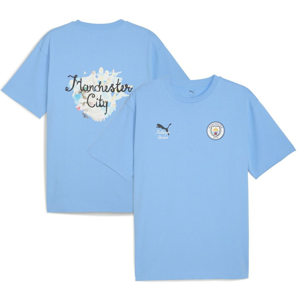 Manchester City x KidSuper 2025 FIFA Club World Cup Graphic T-Shirt Light Blue - Puma for sale