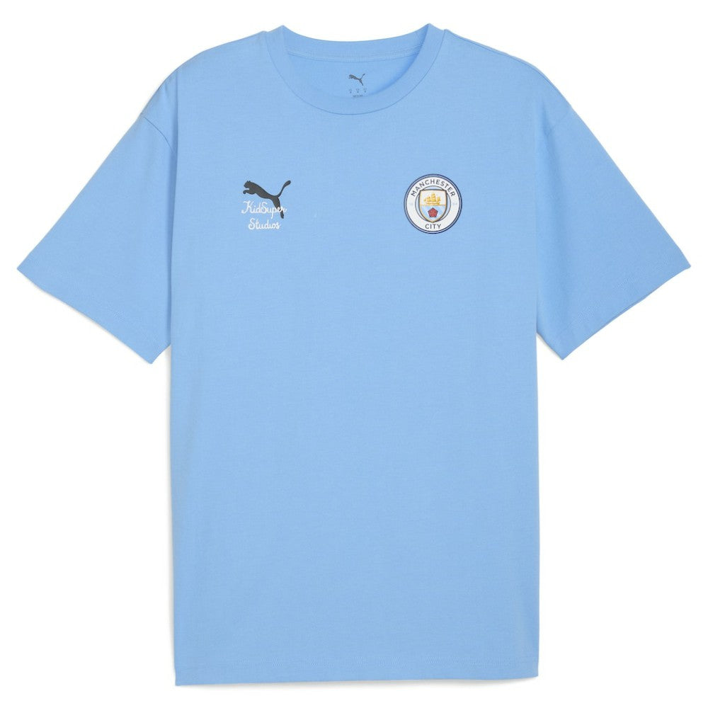 Manchester City x KidSuper 2025 FIFA Club World Cup Graphic T-Shirt Light Blue - Puma for sale