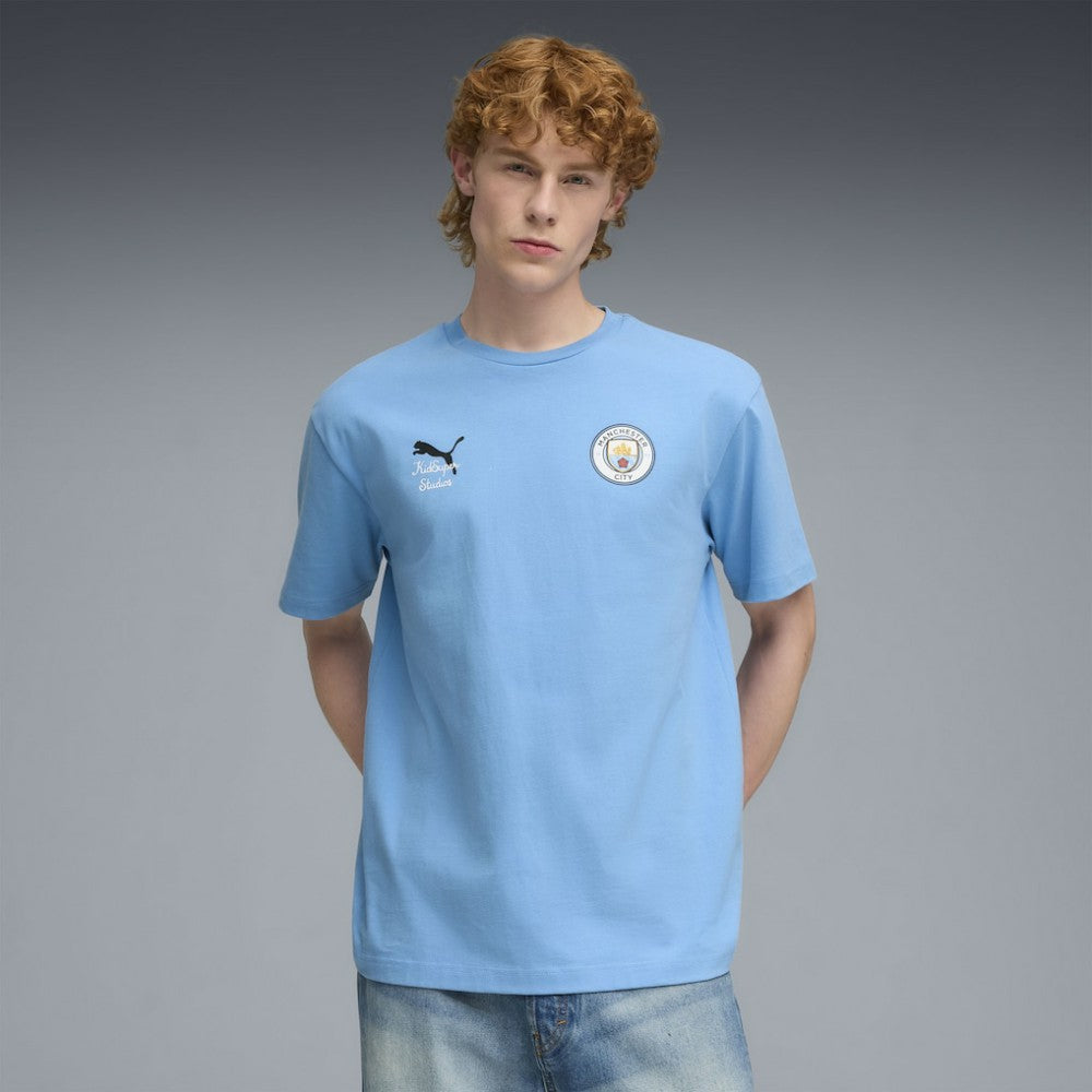 Manchester City x KidSuper 2025 FIFA Club World Cup Graphic T-Shirt Light Blue - Puma for sale