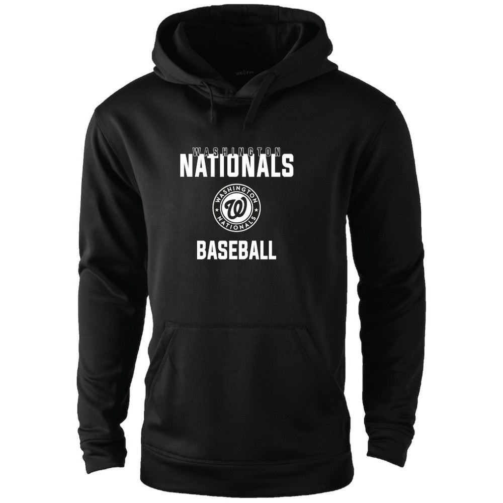 Washington Nationals Dunbrooke Champion Pullover Hoodie - Black - MLB Lifestyle