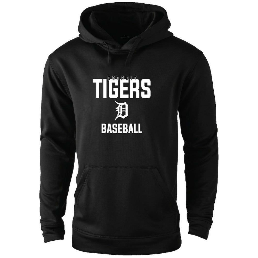Detroit Tigers Dunbrooke Champion Pullover Hoodie - Black - MLB Discount