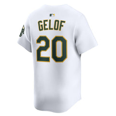 Zack Gelof Athletics Nike Home Limited Player Jersey - White - Nike Lifestyle
