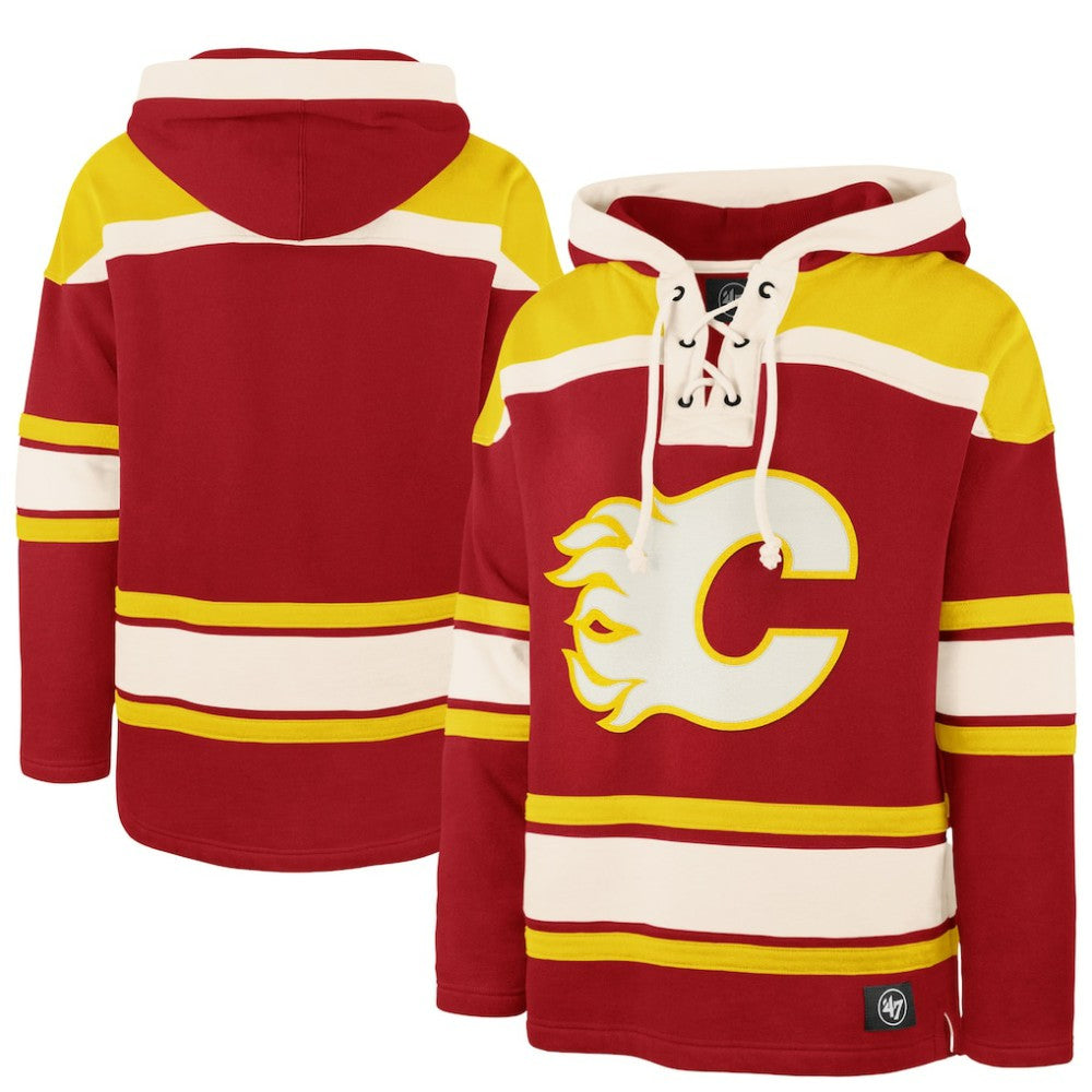 Calgary Flames '47 Superior Lacer Hoodie - Red - NHL 202773265