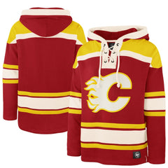 Calgary Flames '47 Superior Lacer Hoodie - Red - NHL 202773265