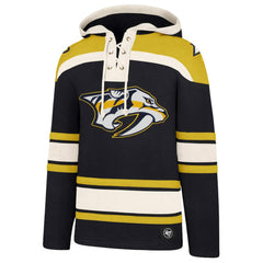 Nashville Predators '47 Superior Lacer Hoodie - Black - NHL 202773266