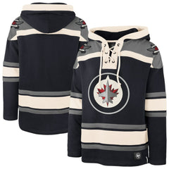 Winnipeg Jets '47 Superior Lacer Hoodie - Navy - NHL 202773267