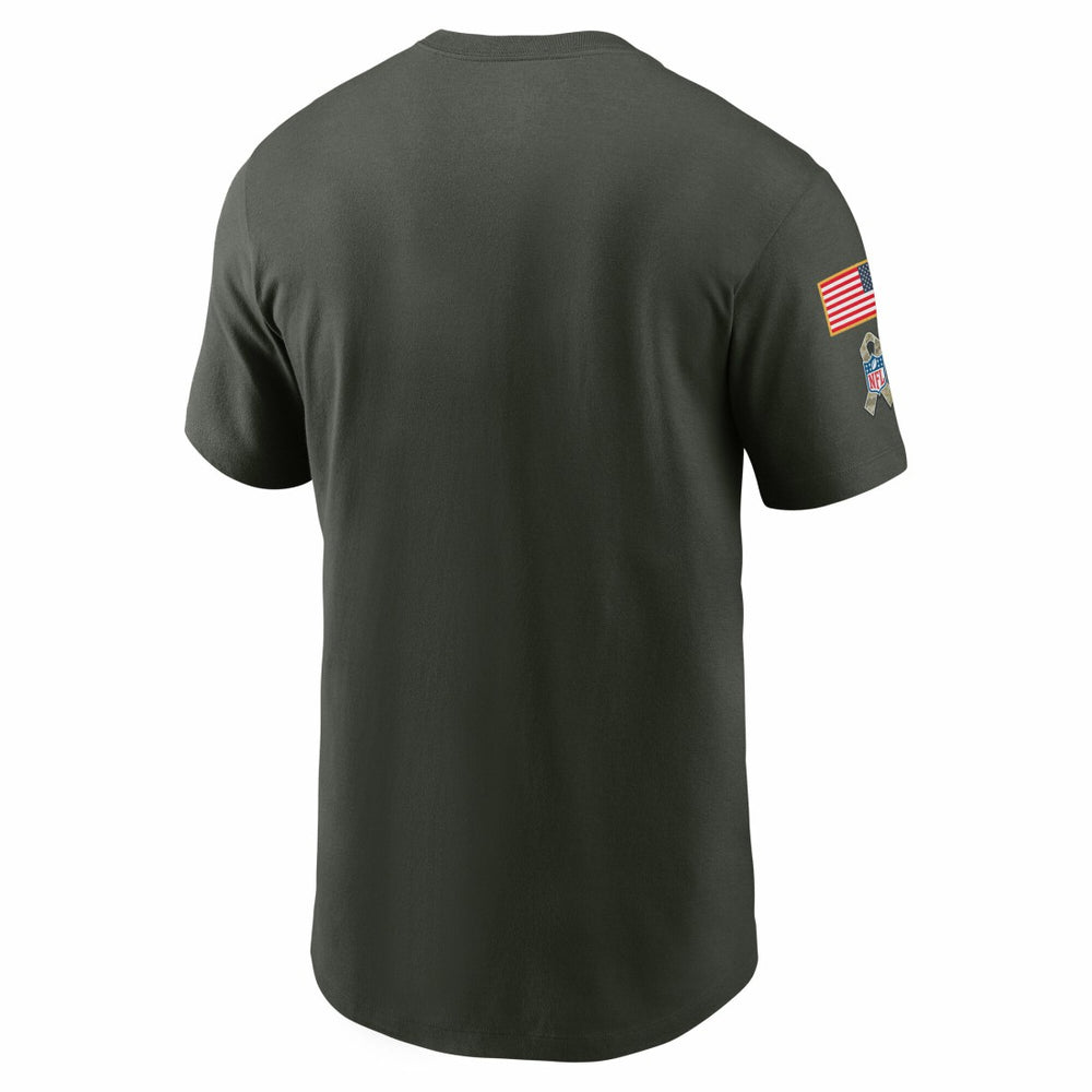Nike Green Bay Packers 2025 Salute to Service Sideline Primary Edge Dri-FIT T-Shirt Forest Green