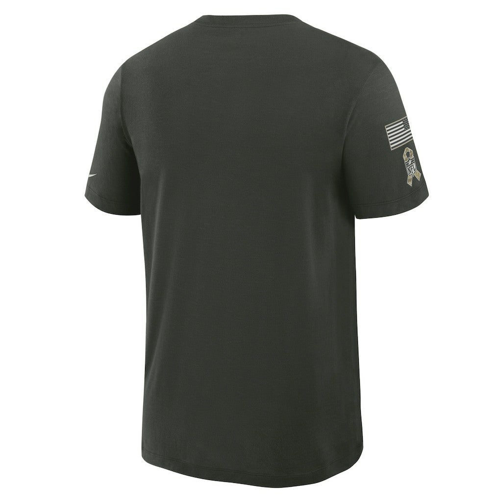 Nike Washington Commanders 2025 Salute to Service Sideline Slub Dri-FIT T-Shirt Dark Green