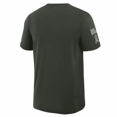 Nike Detroit Lions 2025 Salute to Service Sideline Slub Dri-FIT T-Shirt Dark Green