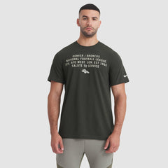 Nike Denver Broncos 2025 Salute to Service Sideline Slub Dri-FIT T-Shirt Forest Green