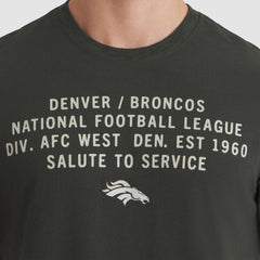 Nike Denver Broncos 2025 Salute to Service Sideline Slub Dri-FIT T-Shirt Forest Green