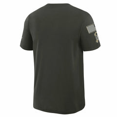 Nike Green Bay Packers 2025 Salute to Service Sideline Slub Dri-FIT T-Shirt Forest Green