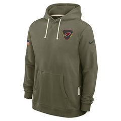 Nike Arizona Cardinals 2025 Salute to Service Sideline Standard Issue Dri-FIT Hoodie Olive
