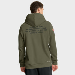 Nike Los Angeles Rams 2025 Salute to Service Sideline Standard Issue Dri-FIT Hoodie Olive