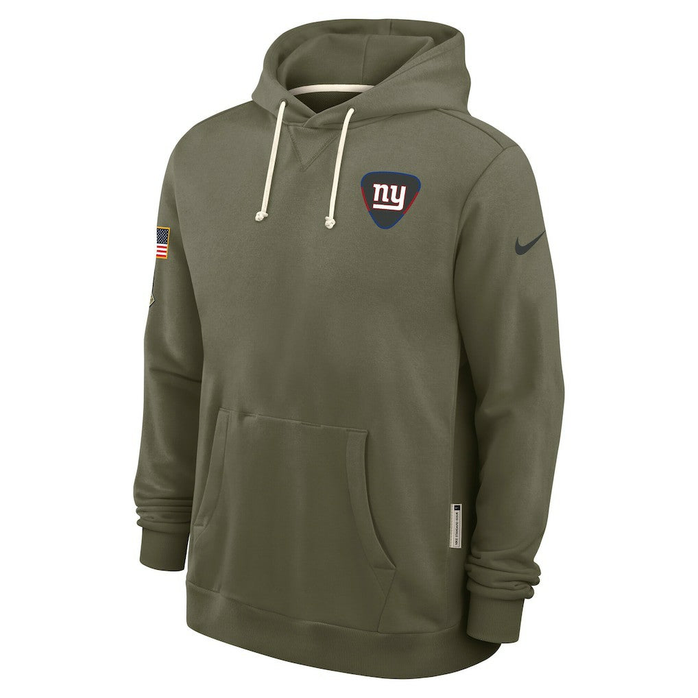 Nike New York Giants 2025 Salute to Service Sideline Standard Issue Dri-FIT Hoodie Olive