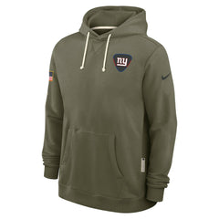 Nike New York Giants 2025 Salute to Service Sideline Standard Issue Dri-FIT Hoodie Olive