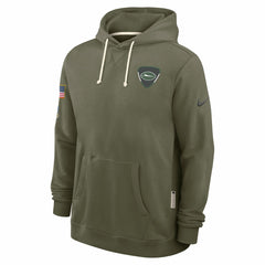 Nike New York Jets 2025 Salute to Service Sideline Standard Issue Dri-FIT Hoodie Olive