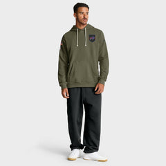 Nike Buffalo Bills Big & Tall 2025 Salute to Service Sideline Dominant Force Dri-FIT Hoodie Olive