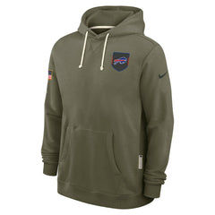 Nike Buffalo Bills Big & Tall 2025 Salute to Service Sideline Dominant Force Dri-FIT Hoodie Olive