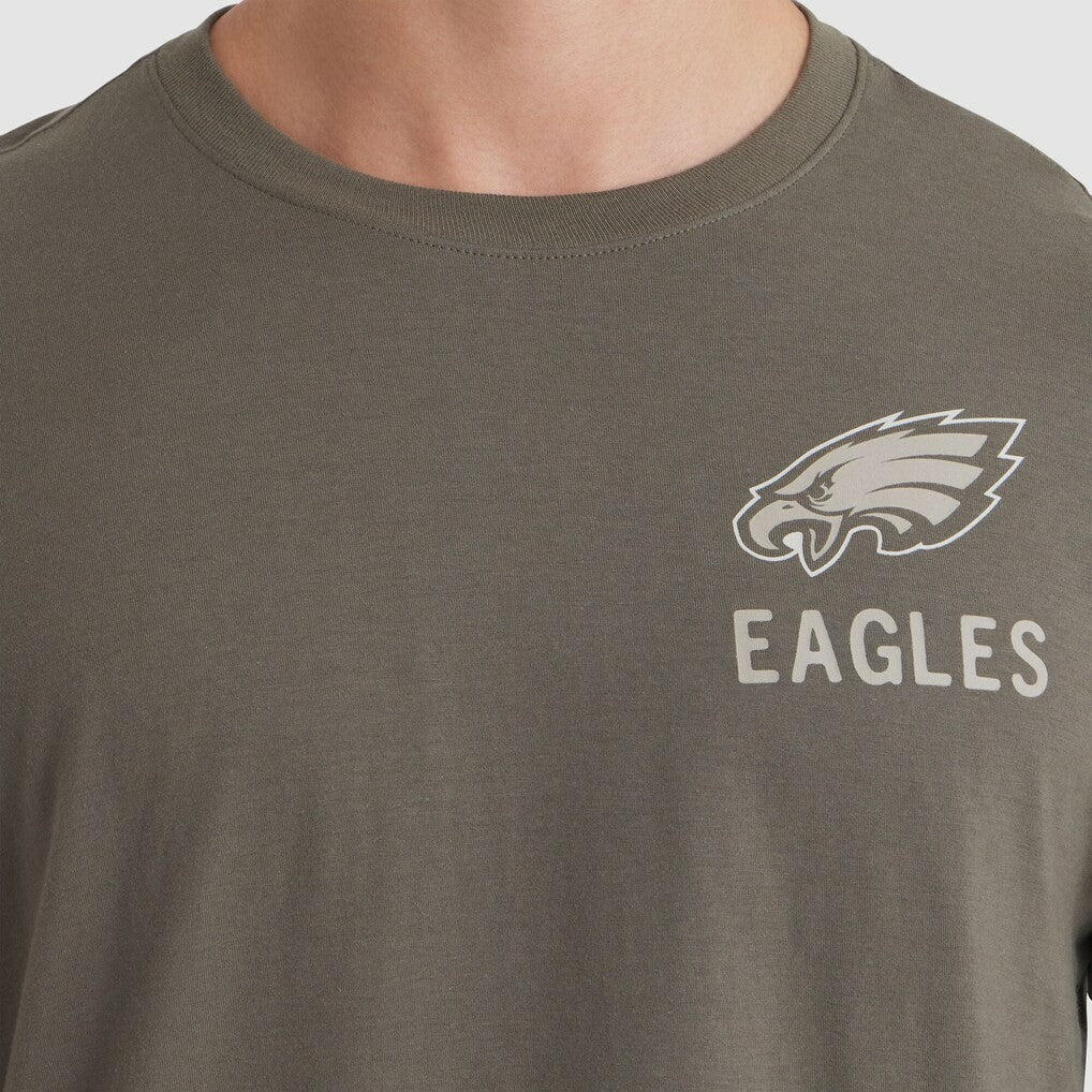 Nike Philadelphia Eagles 2025 Salute to Service Sideline Long Sleeve T-Shirt Olive