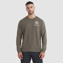 Nike Pittsburgh Steelers 2025 Salute to Service Sideline Long Sleeve T-Shirt Olive