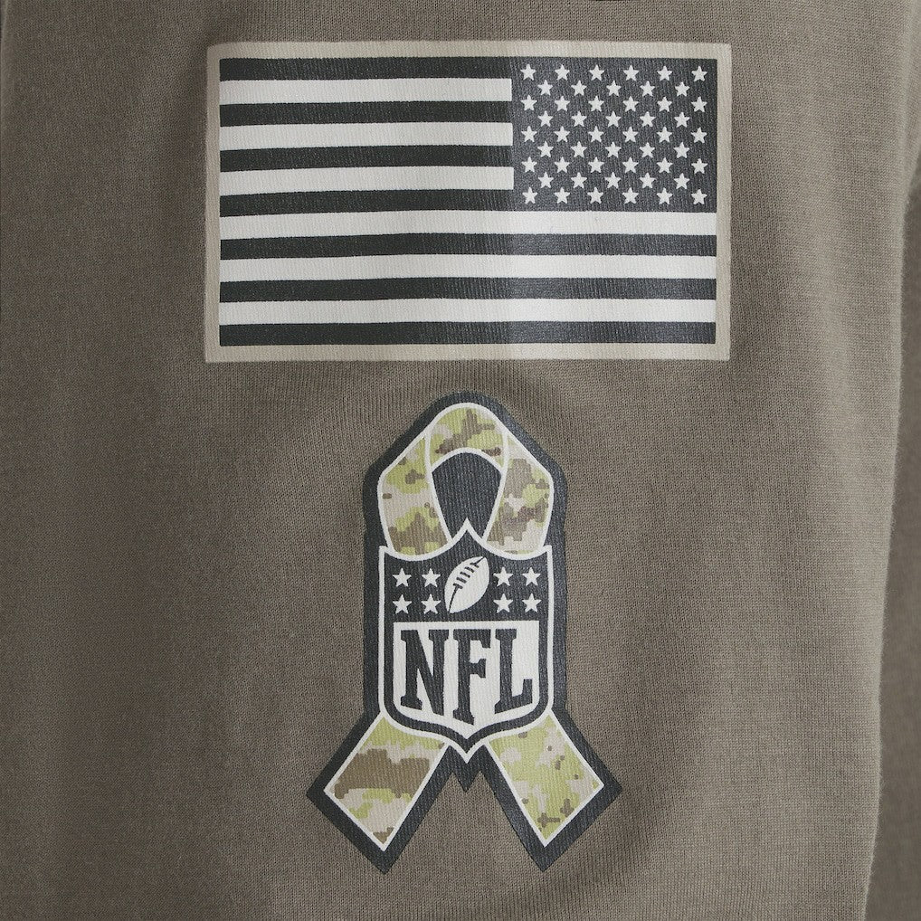 Nike Pittsburgh Steelers 2025 Salute to Service Sideline Long Sleeve T-Shirt Olive