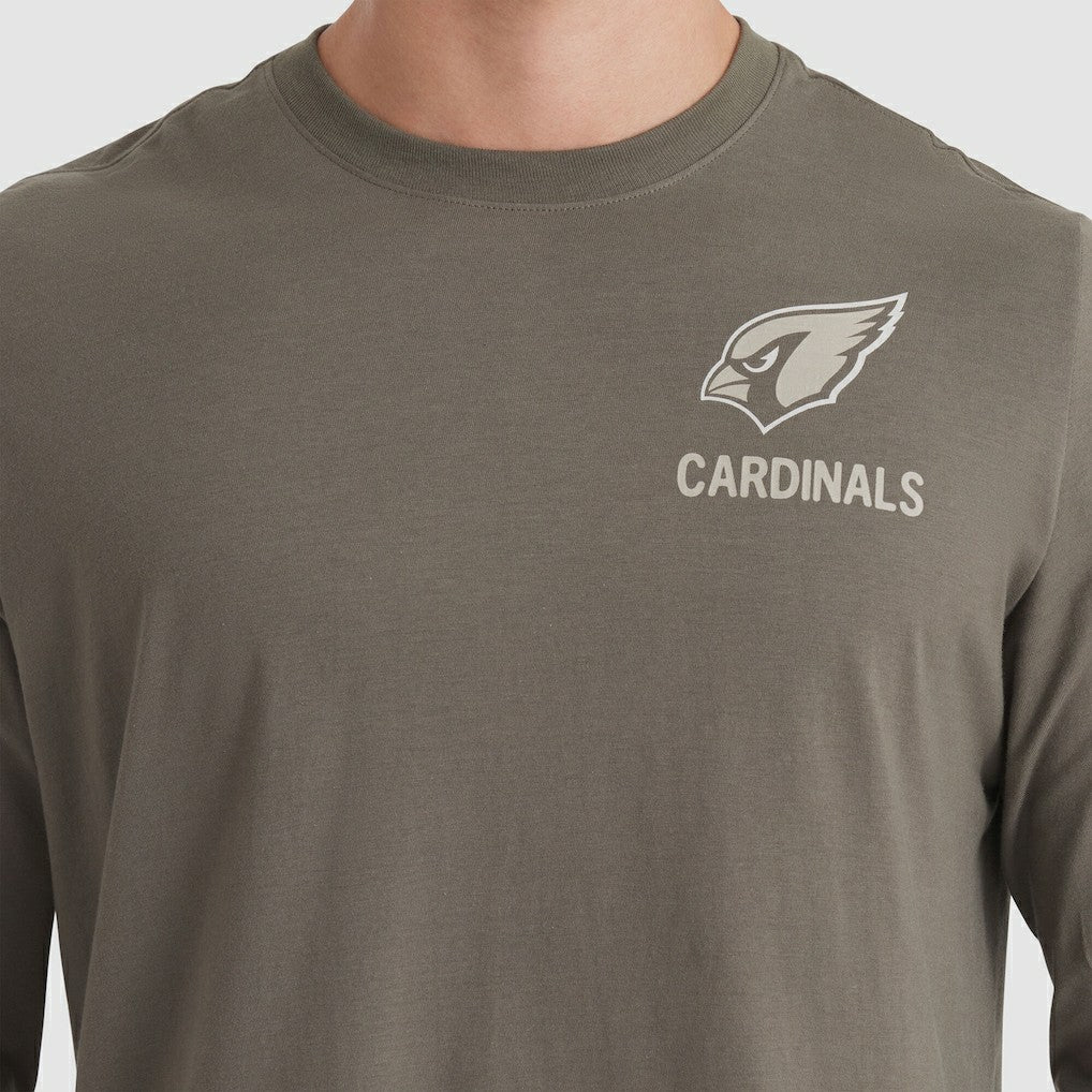 Nike Arizona Cardinals 2025 Salute to Service Sideline Long Sleeve T-Shirt Olive