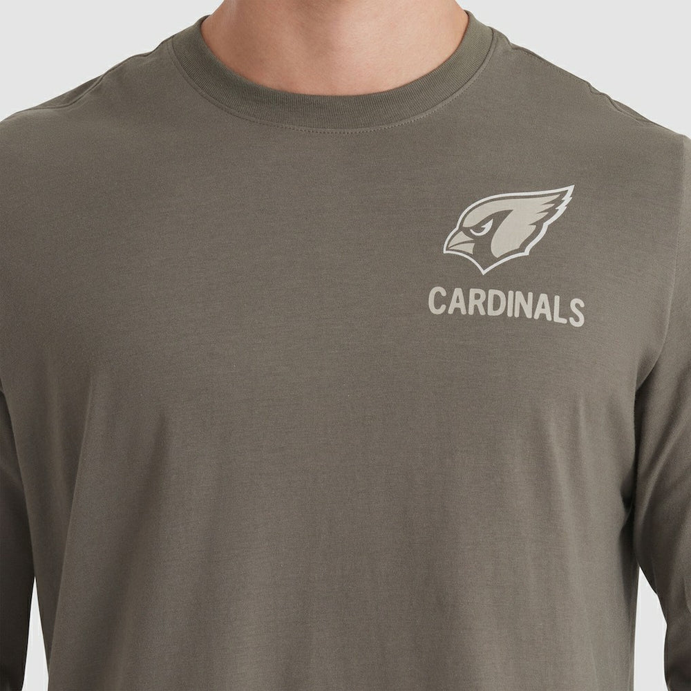 Nike Arizona Cardinals 2025 Salute to Service Sideline Long Sleeve T-Shirt Olive