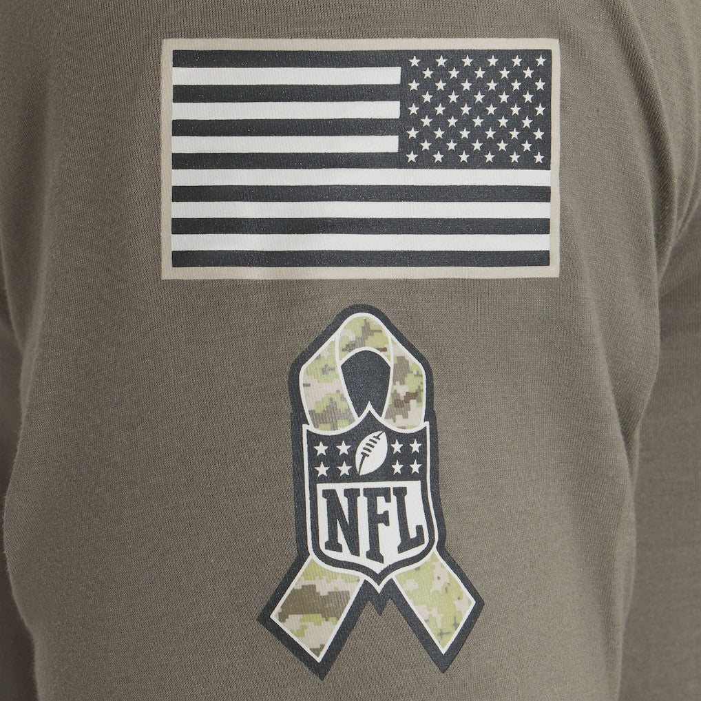 Nike Arizona Cardinals 2025 Salute to Service Sideline Long Sleeve T-Shirt Olive