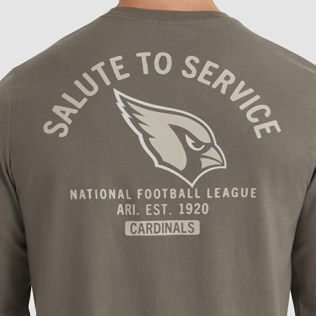 Nike Arizona Cardinals 2025 Salute to Service Sideline Long Sleeve T-Shirt Olive
