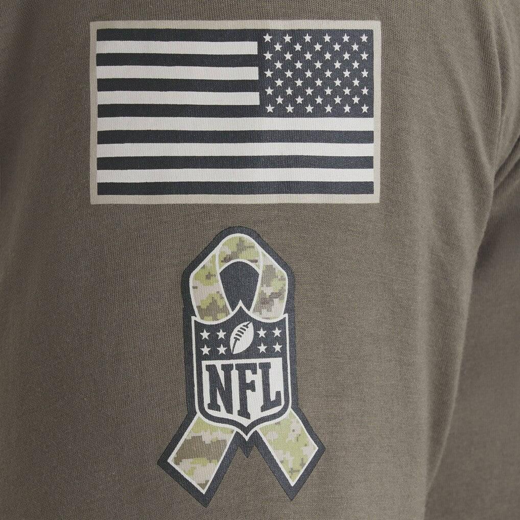 Nike Baltimore Ravens 2025 Salute to Service Sideline Long Sleeve T-Shirt Olive