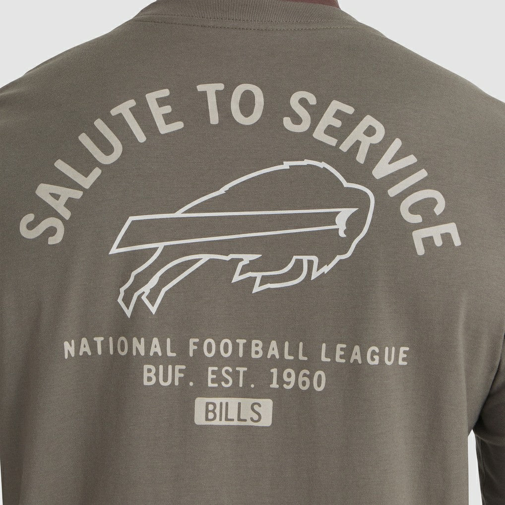 Nike Buffalo Bills 2025 Salute to Service Sideline Long Sleeve T-Shirt Olive