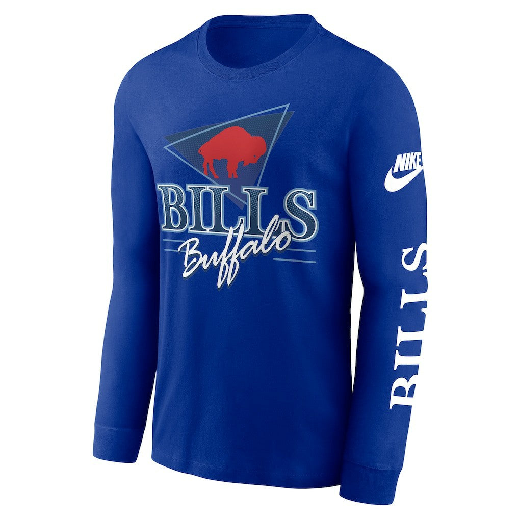 Nike Buffalo Bills Rewind Long Sleeve T-Shirt Royal