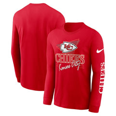 Nike Kansas City Chiefs Rewind Long Sleeve T-Shirt Red