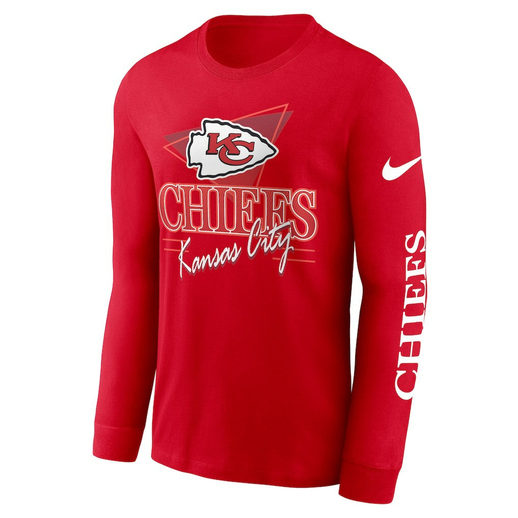Nike Kansas City Chiefs Rewind Long Sleeve T-Shirt Red