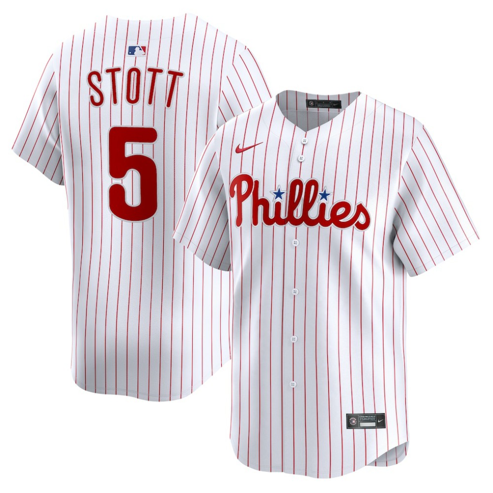 Bryson Stott Philadelphia Phillies Nike Home Limited Player Jersey - White - Nike Discount