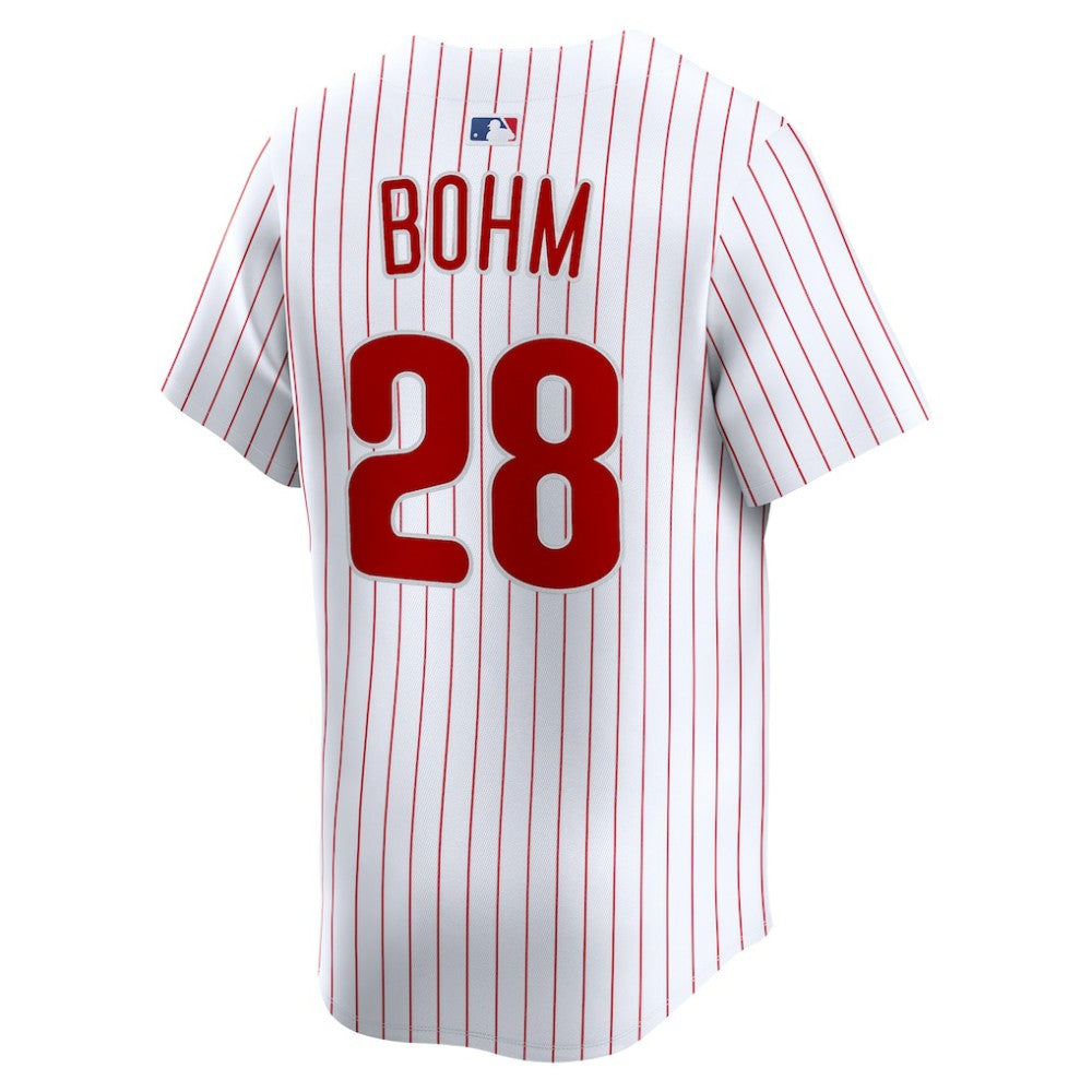 Alec Bohm Philadelphia Phillies Nike Home Limited Player Jersey - White - Nike on Sale